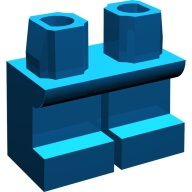 Lego krátké nohy, modrá (4293294, 4543857, 4588232)